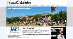 Desktop Screenshot of escs.org.za